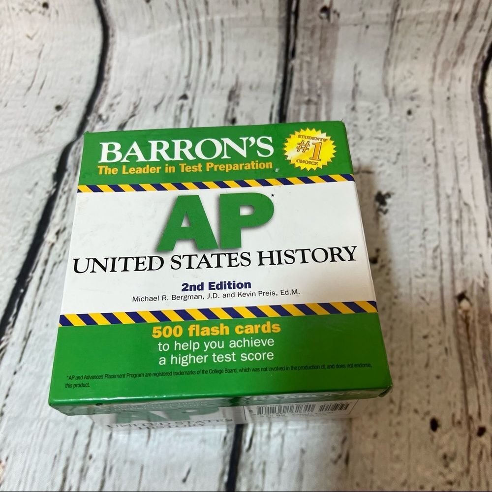 AP BARRON'S UNITED STATES HISTORY FLASH CARDS